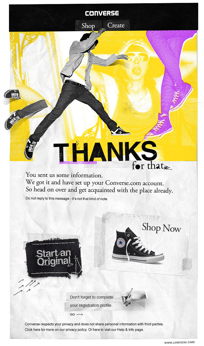 converse-welcome-email