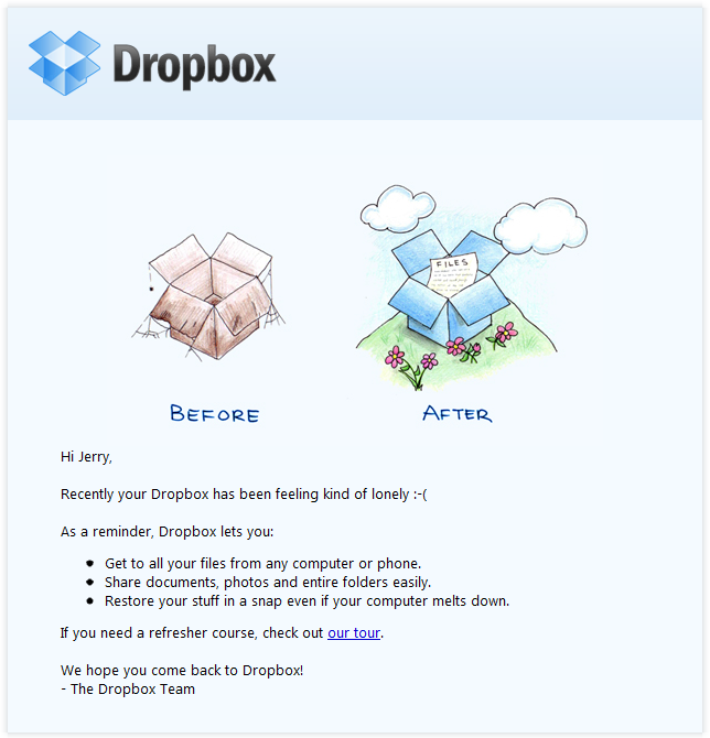 dropbox-email-example