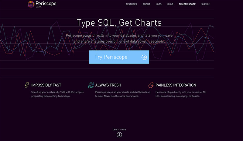 Landing Page Periscope