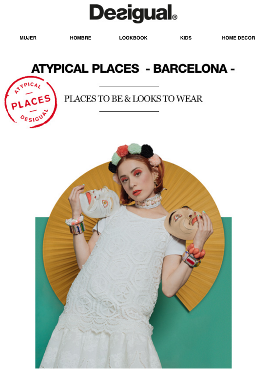 Atypical Places Desigual Email Marketing 1