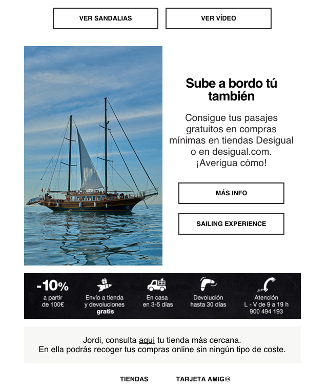 Atypical Places Desigual Email Marketing 5