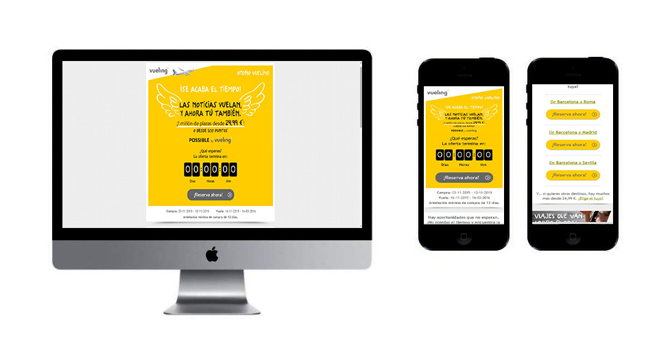 Responsive Email Vueling
