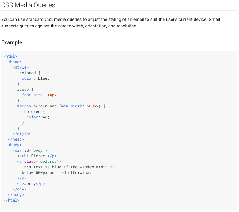 CSS Media queries