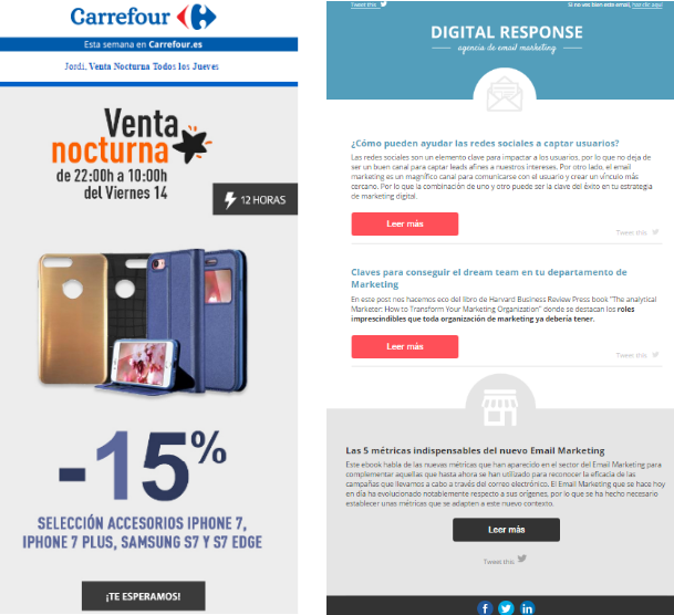 Carrefour y Digital Response Email Marketing