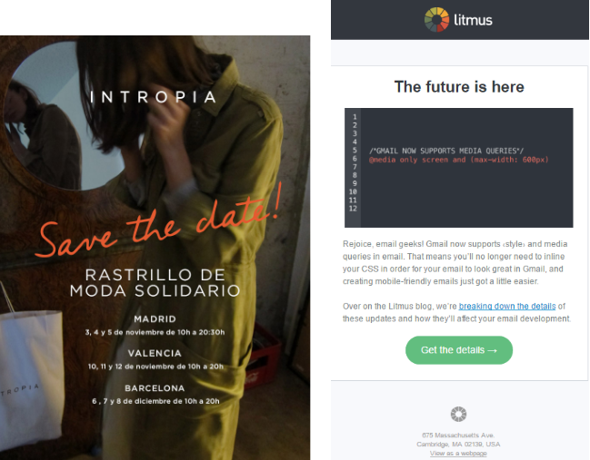 Intropia y Litmus Email Marketing